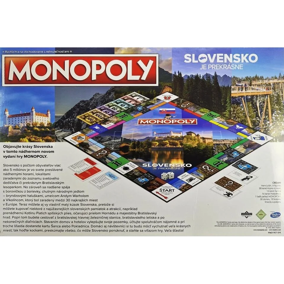 Monopoly Slovensko je prekrásne 