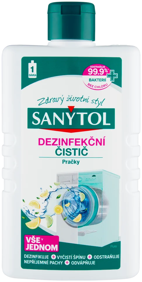 Sanytol dezinfekcia čistič pračky