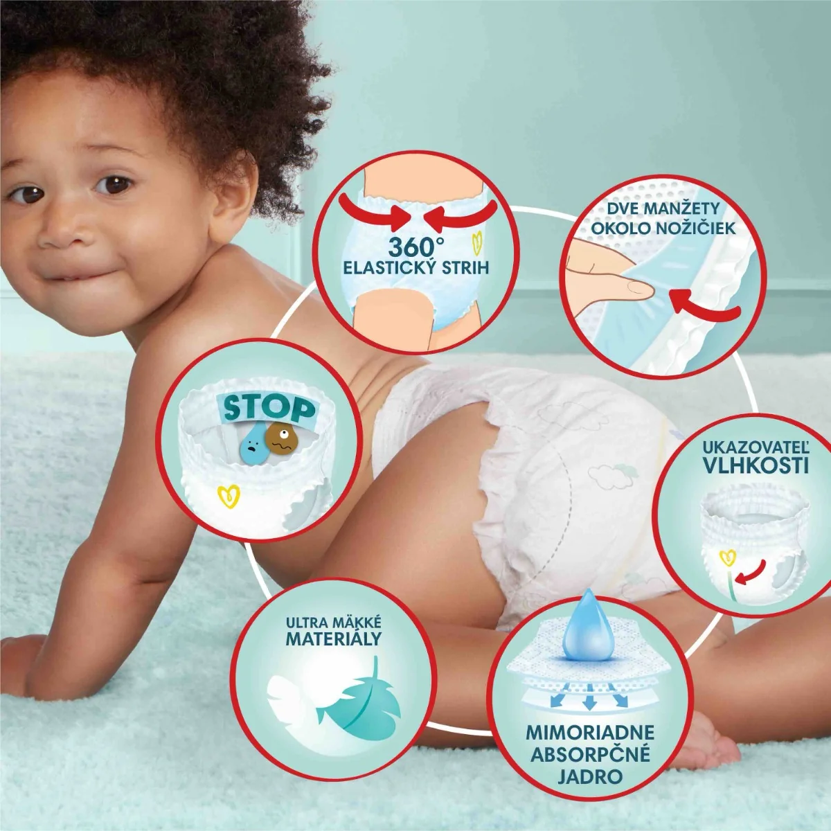 PAMPERS PREMIUM CARE PLIEN.NOHAVICKY V.7 17KG 36KS 1×36 ks, plienkové nohavičky vo veľkosti 7