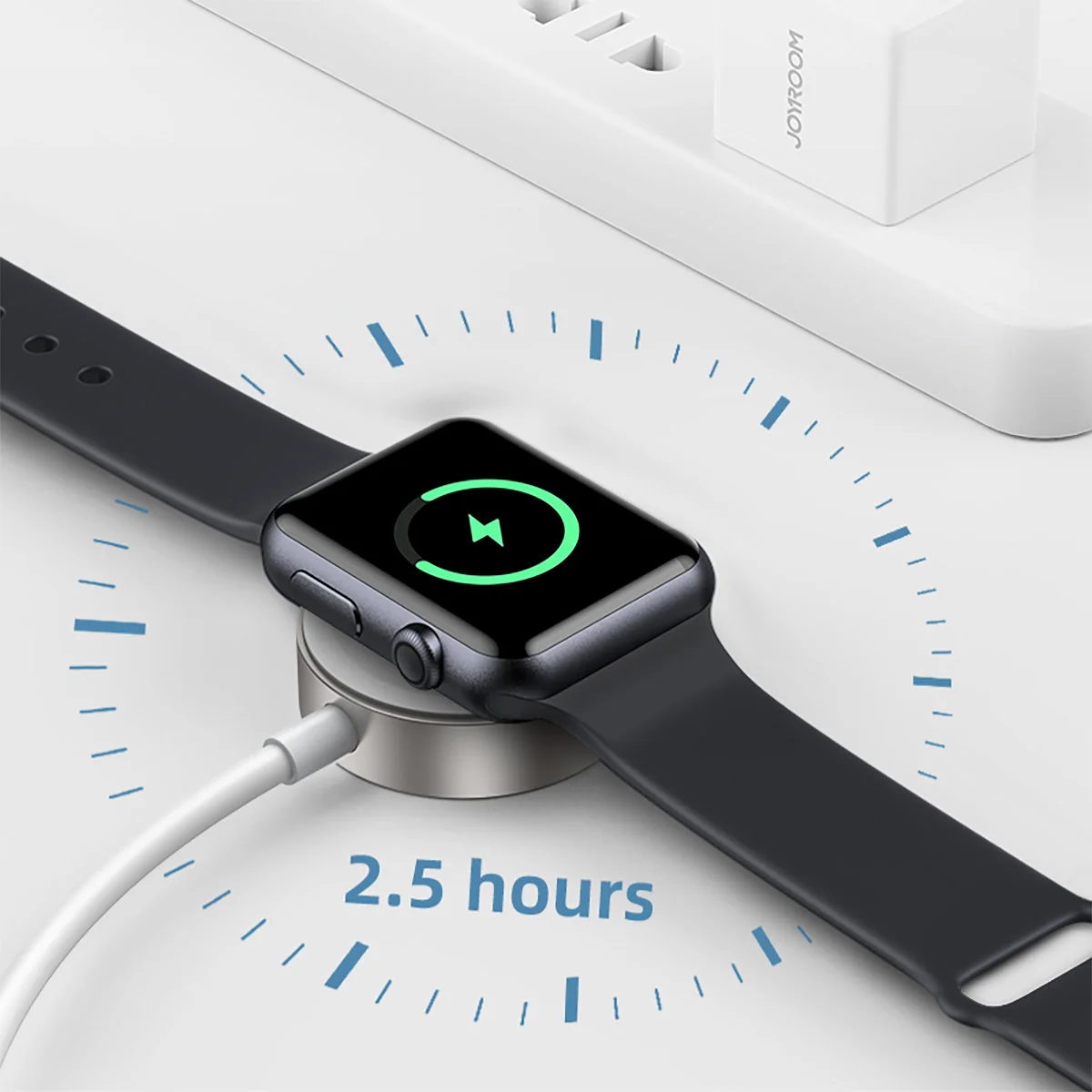 Joyroom Magnetic bezdrôtová nabíjačka na Apple Watch USB-C 2.5W Biela