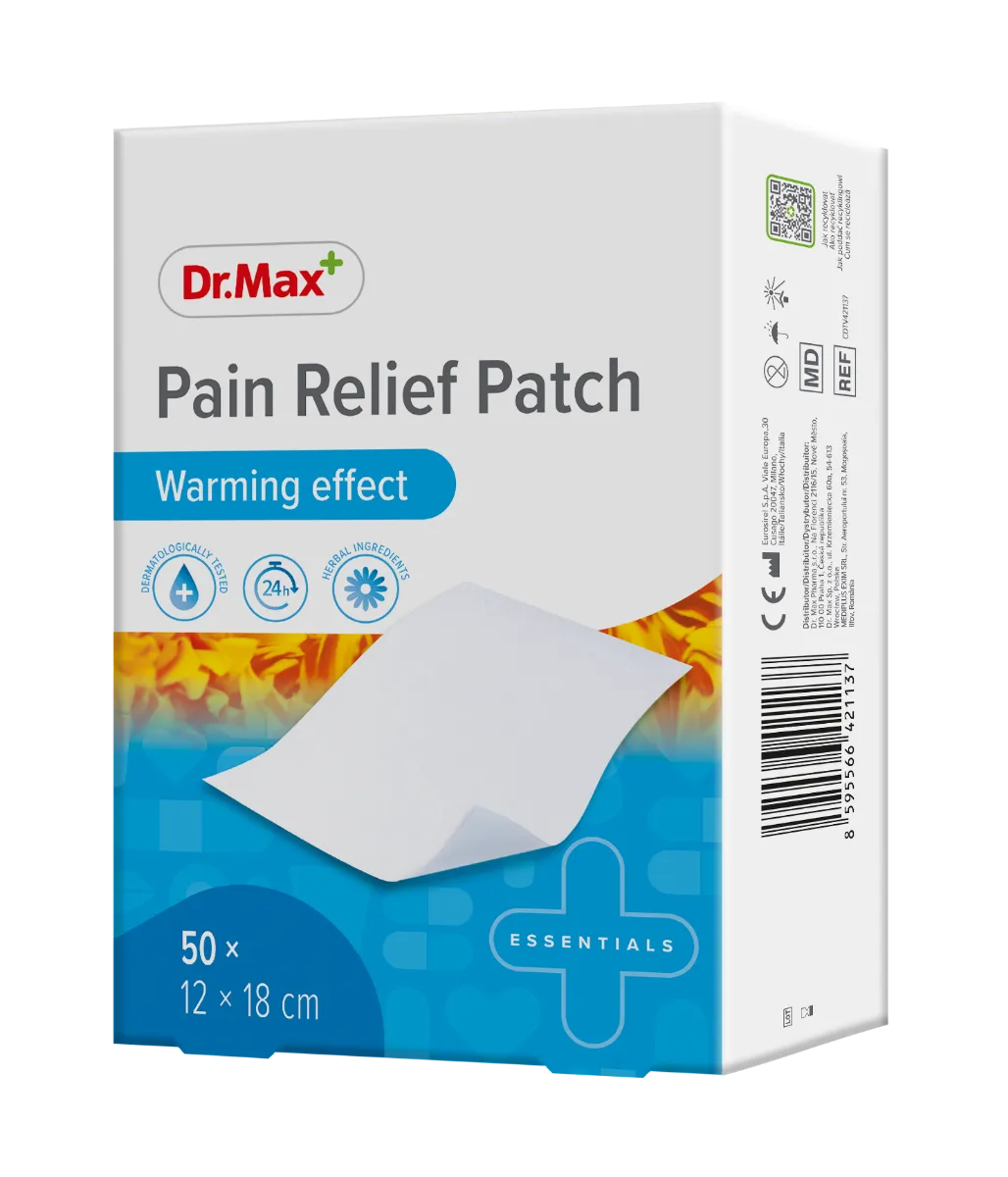 Dr. Max Pain Relief Patch 12 x 18 cm 1×1 ks, náplasť