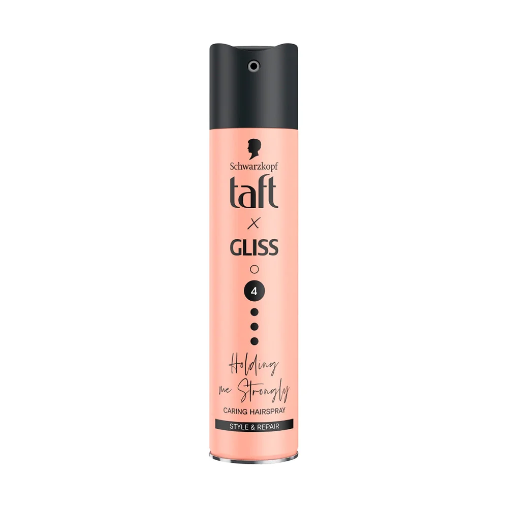 Schwarzkopf Taft x Gliss ošetrujúci lak na vlasy 1×250 ml, lak na vlasy