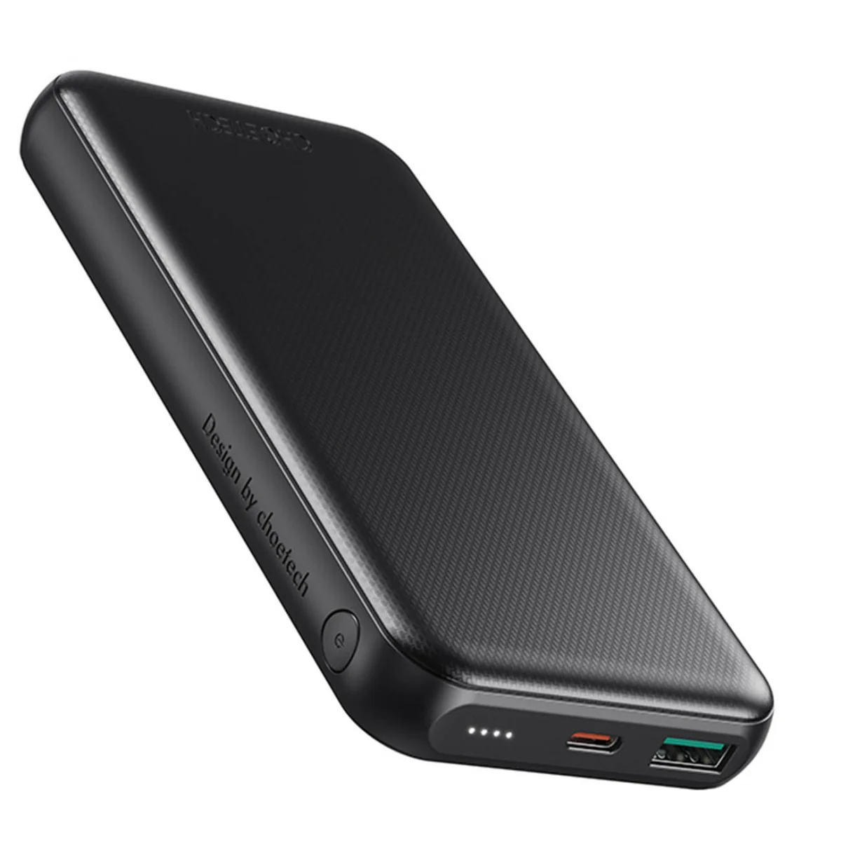 Choetech B627 Power Bank 10000mAh USB / USB C 18W QC PD, čierny 