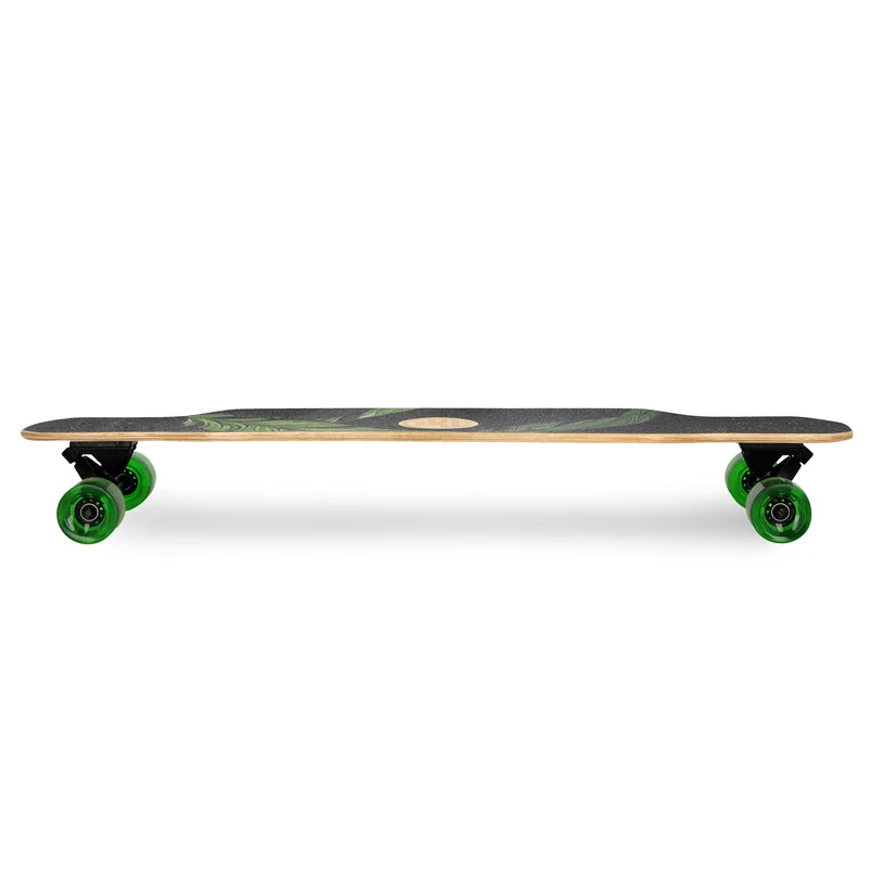 SPOKEY - LONGBAY PRO Longboard 104 x 24 cm ABEC7, zeleno - čierny 