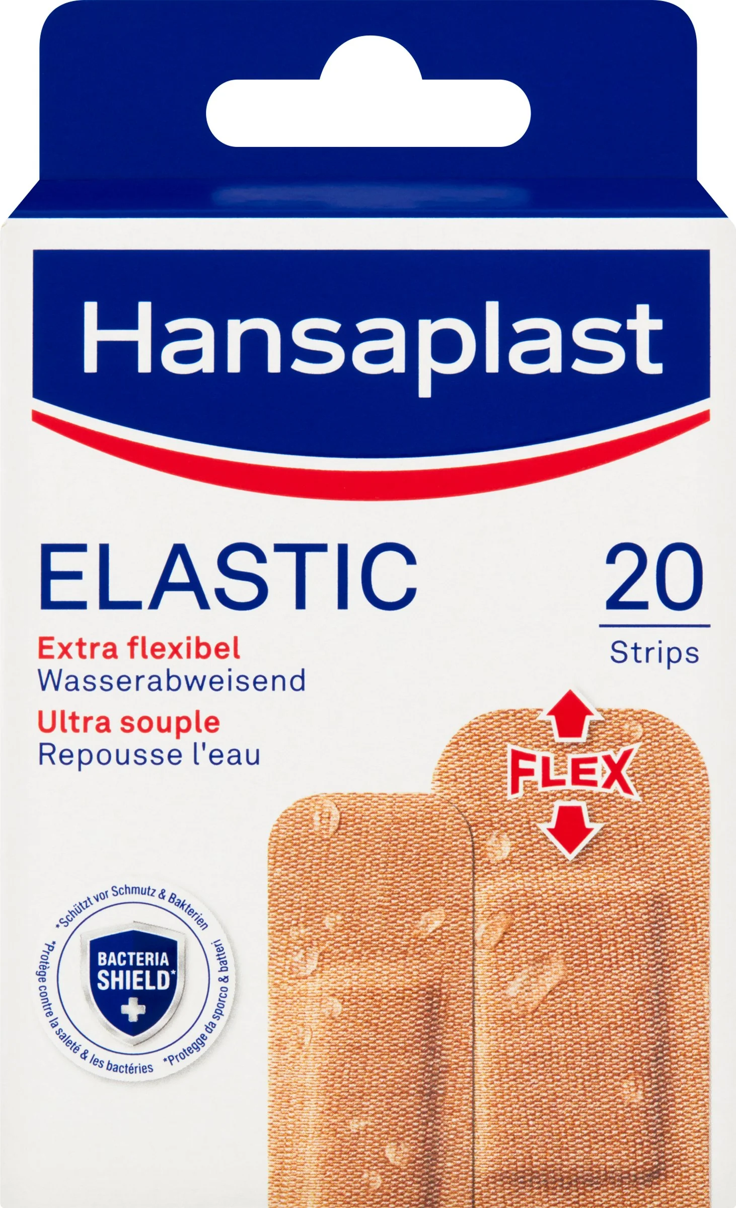 Hansaplast ELASTIC Extra flexible 1×20 ks, náplasti