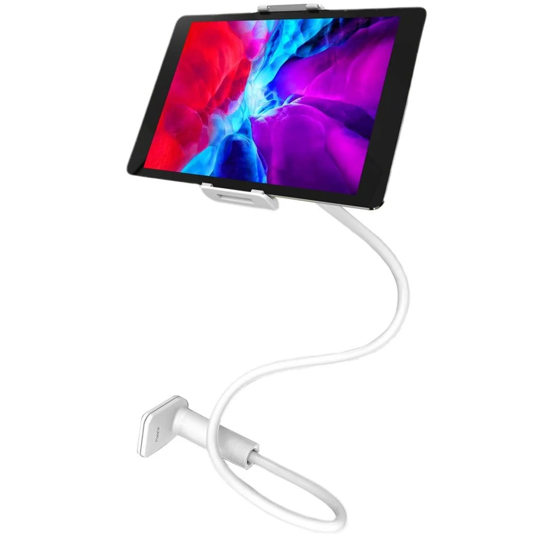 KAKU Lazy Holder flexibilný držiak na mobil a tablet do 10.6'', biely 