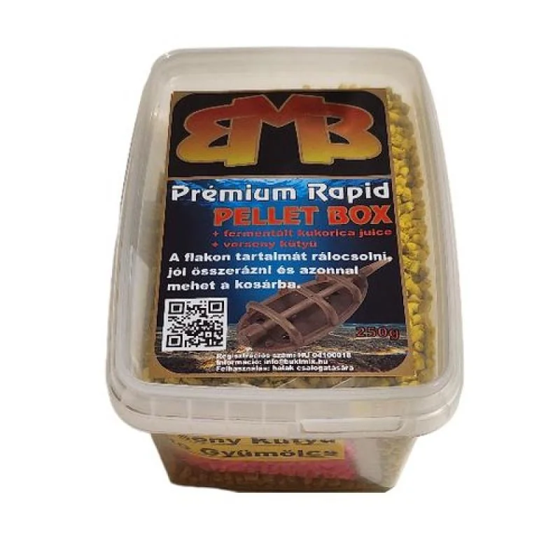 BUKI MIX Premium Rapid Pellet Box 2mm / 250g ananás 