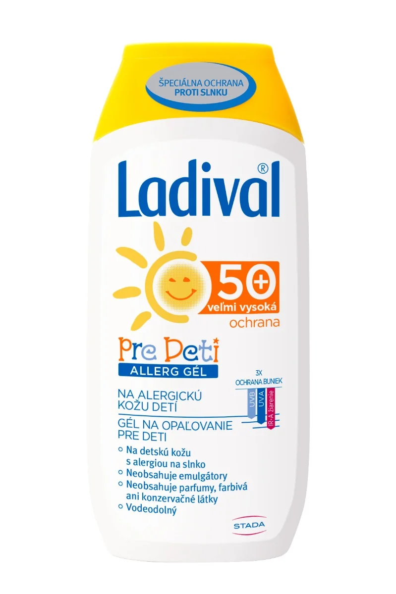 Ladival PRE DETI ALLERG SPF 50+ gél