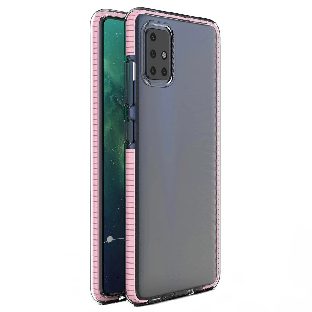 MG Spring Case silikónový kryt na Xiaomi Redmi 10X 4G / Redmi Note 9 svetloružový