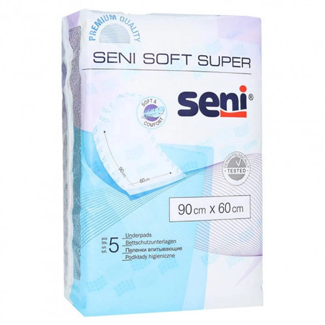 SENI Soft Super absorpčné podložky 90x60cm 5ks