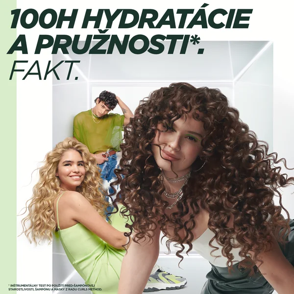 Garnier Fructis Curls Method šampón na suché vlnité a kučeravé vlasy 1×200 ml, šampón