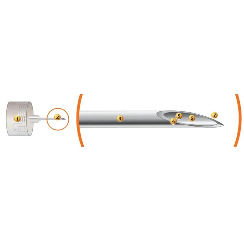 BD Micro-Fine PLUS Injekčné ihly 0,30 x 8 mm, 100 ks