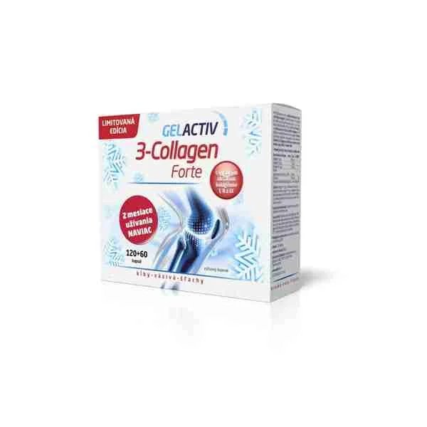 GELACTIV 3-Collagen Forte Darčeková edícia 1×180 cps, výživový doplnok