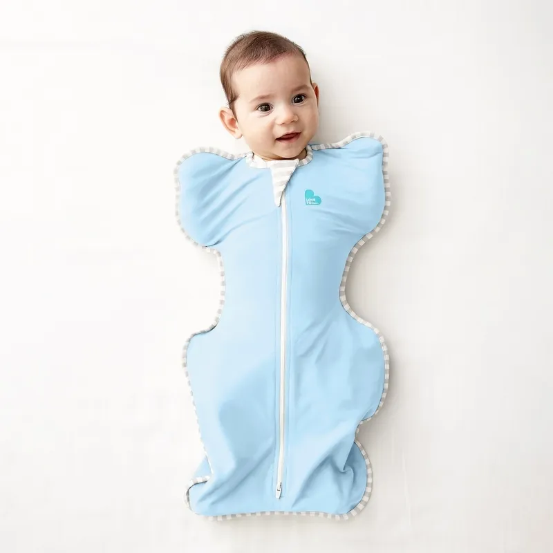 Love To Dream Swaddle UP Lite - Zavinovačka, veľkosť M, light blue, FÁZA 1, 3-6m, 6-8,5kg 1×1 ks