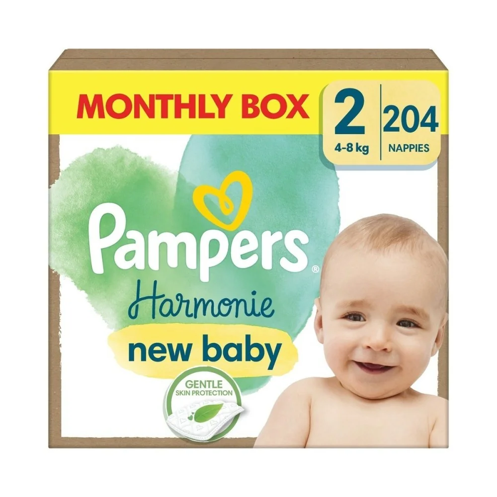 PAMPERS HARMONIE BABY PLIENKY V.2 4-8KG 204KS