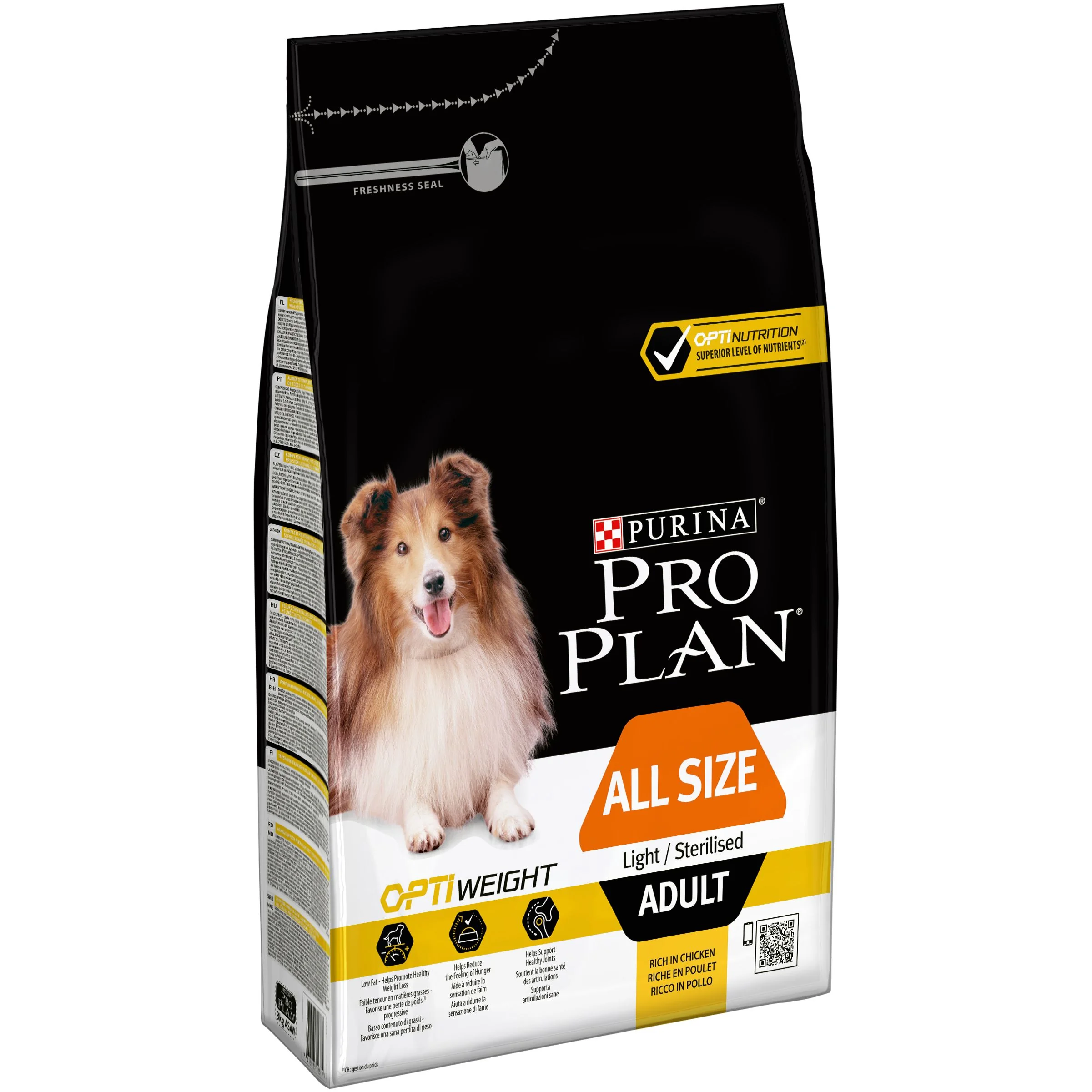 PRO PLAN ALL SIZES ADULT OPTIWEIGHT kuře 3kg