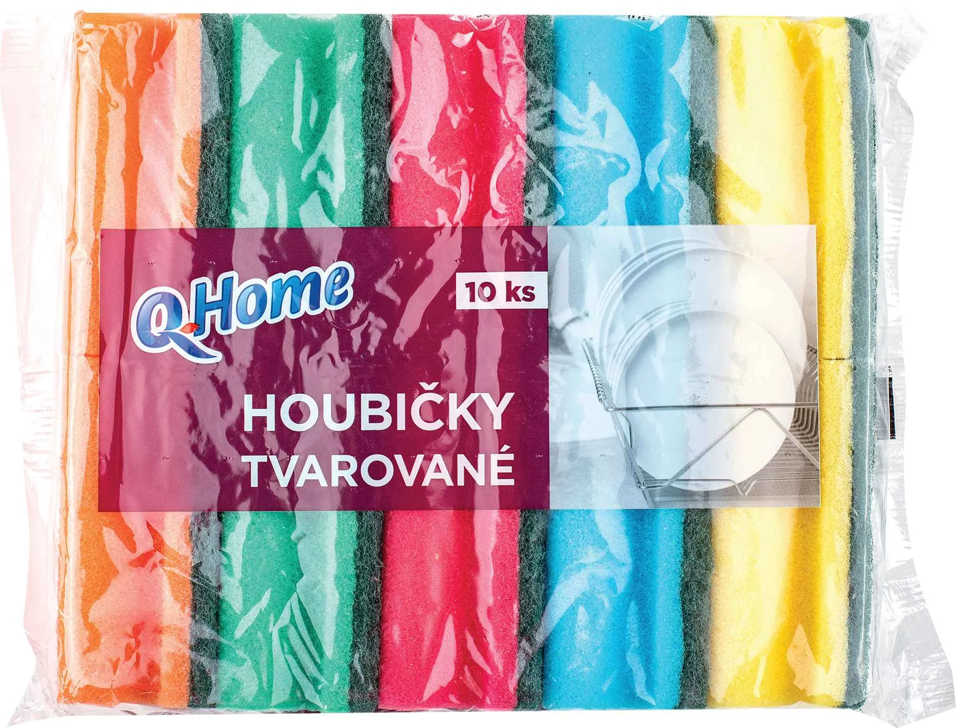 Q Home hubka tvarovaná 10ks