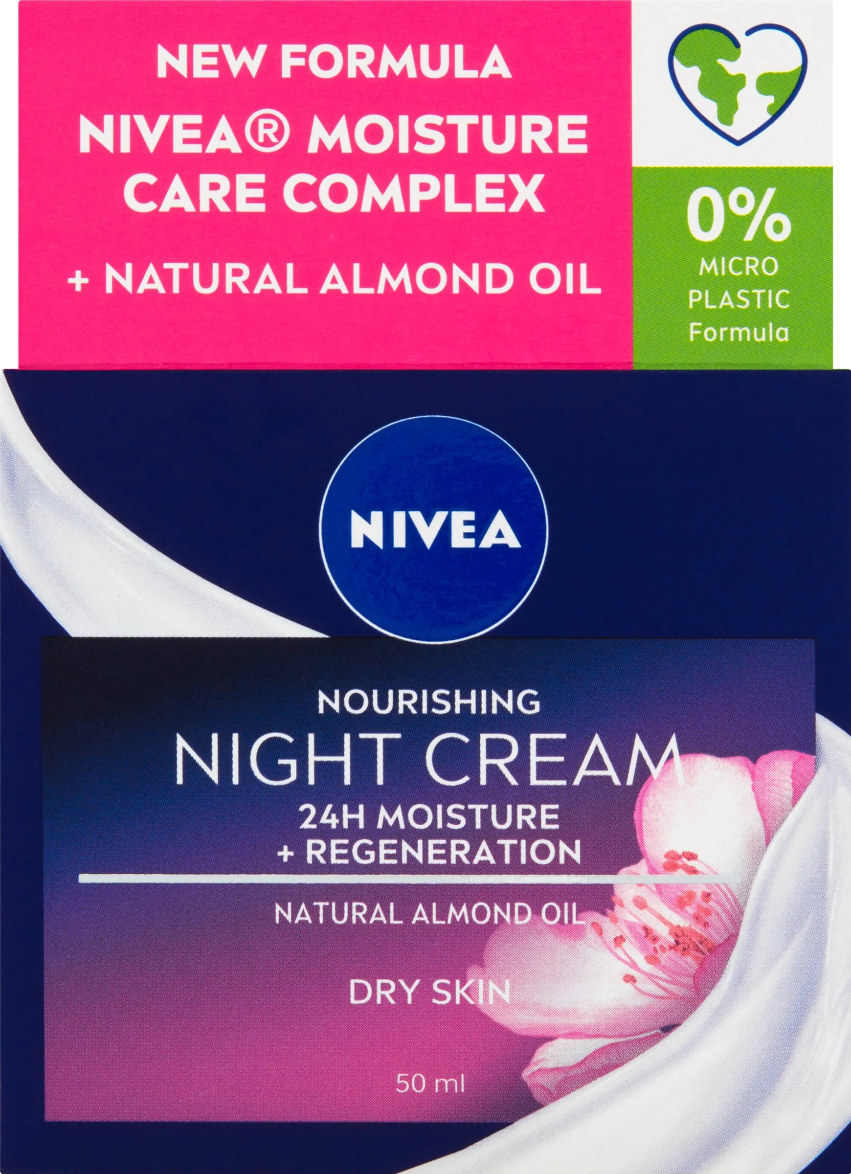 NIVEA Výživný nočný krém CARE COMPLEX 1×50 ml, krém na suchú pleť