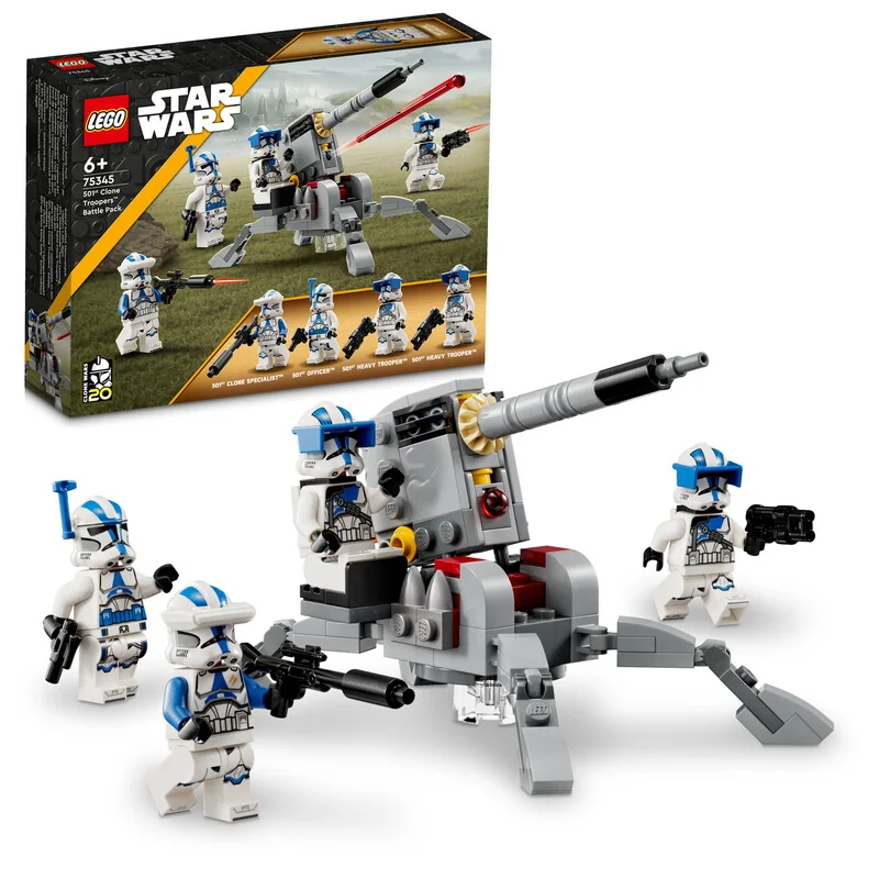 LEGO - Star Wars 75345 Bojový balíček klonovaných vojakov z 501. légie 