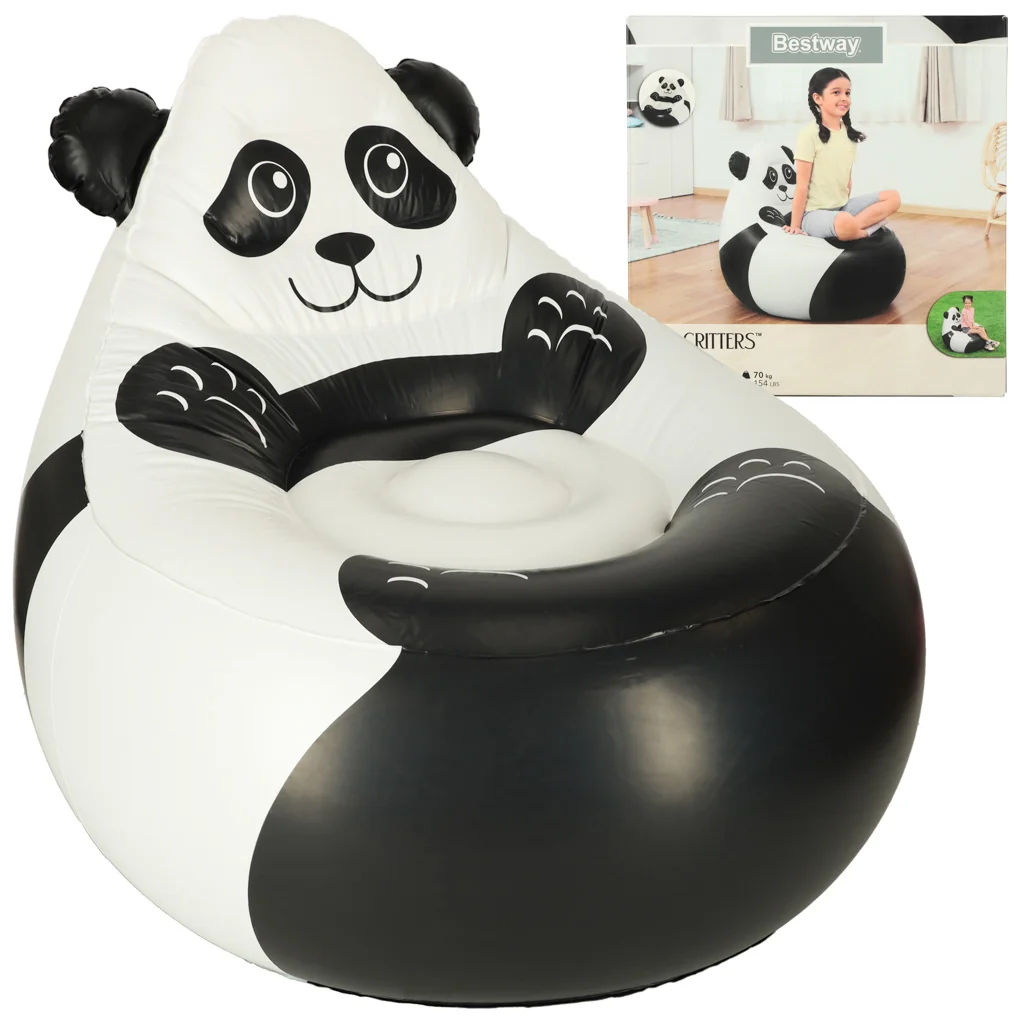 Nafukovacie Kreslo Bestway Panda - Bestway 75116 Panda Nafukovacie Kreslo, Nosnosť 70 kg