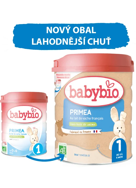 BABYBIO PRIMEA 1 dojčenské bio mlieko (800 g)