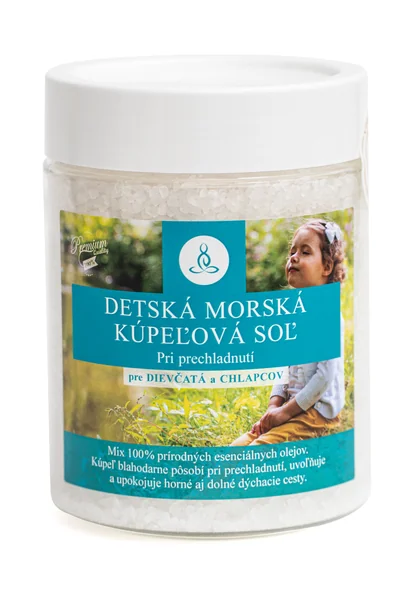 ZENDREAMTHERAPY Detská kúpeľová soľ pri prechladnutí 1×600 g, kúpeľová soľ