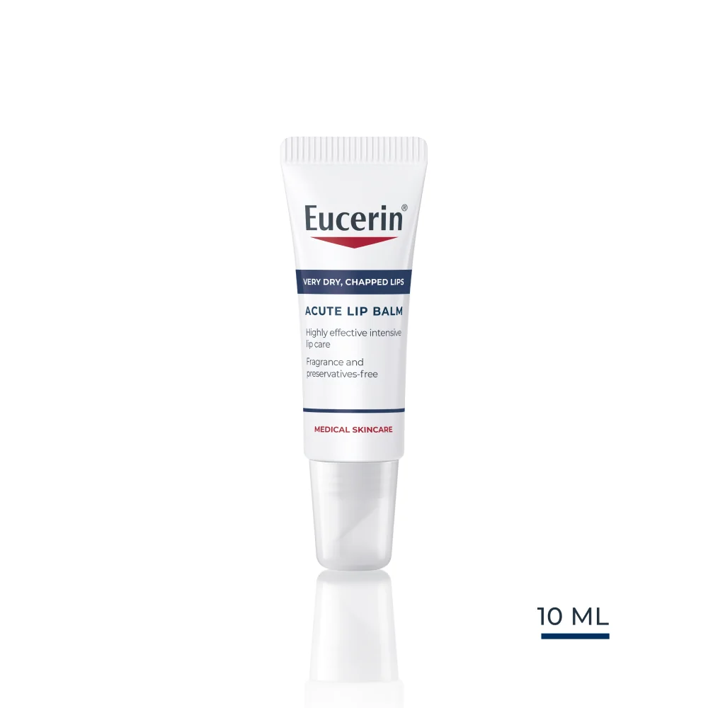 Eucerin ACUTE LIP BALM balzam na pery 1×10 ml, extrémne suché pery