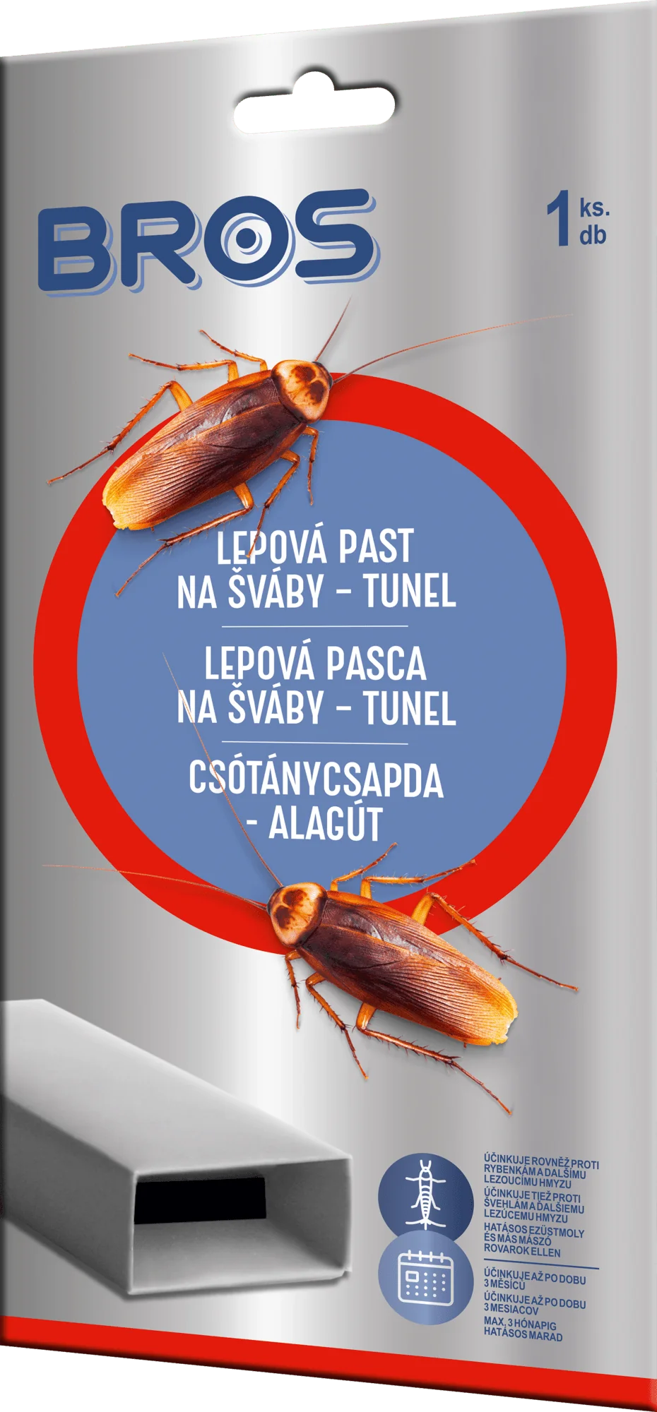 Bros lepová pasca na šváby (tunel) 1 ks