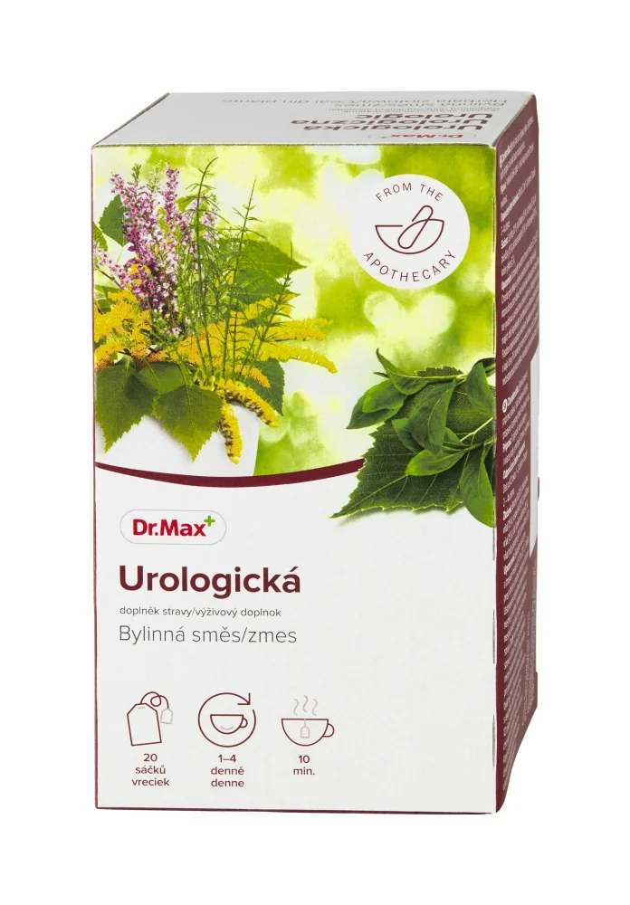 Dr. Max Urologická bylinná zmes 1×30 g, nálevové vrecúška, 20×1,5 g