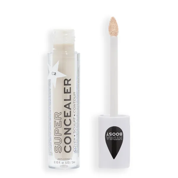 Revolution Relove, Super Concealer Radiant Matte C2, korektor 1×3 ml, korektor