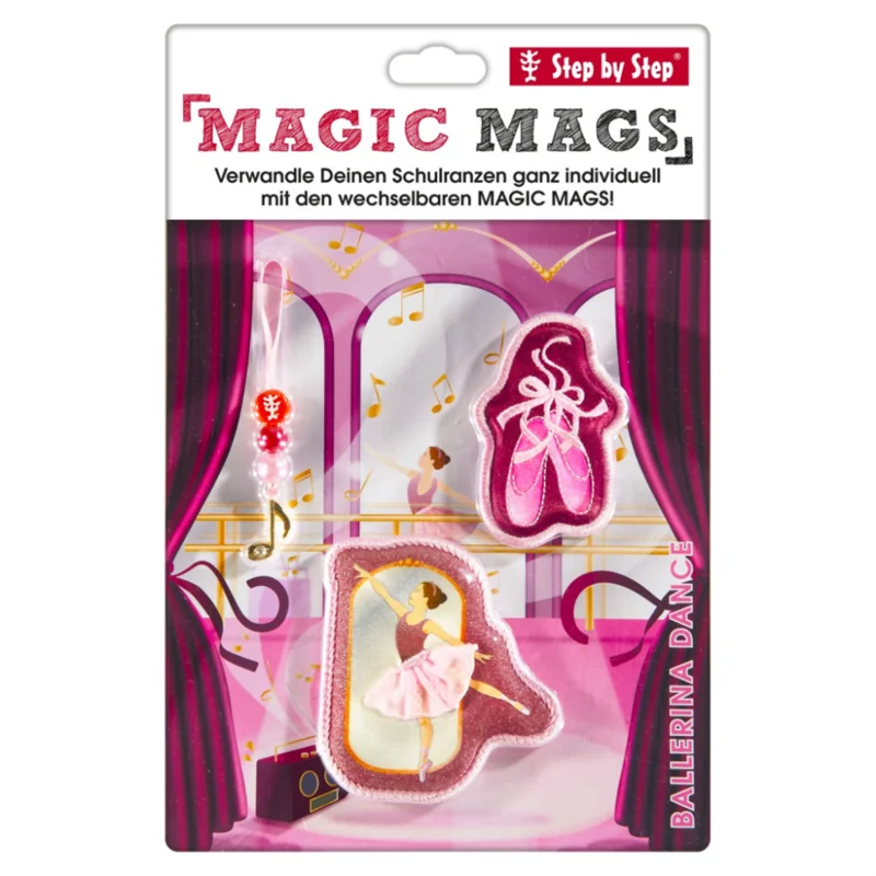 HAMA - Doplnkový set obrázkov MAGIC MAGS Tancujúca balerína k aktovkám GRADE, SPACE, CLOUD, 2v1 a 