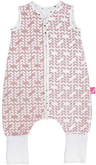 MOTHERHOOD Vak spací mušelínový s nohavicami Pink Classics 12-18m 0,5 tog 1×1 ks, spací vak