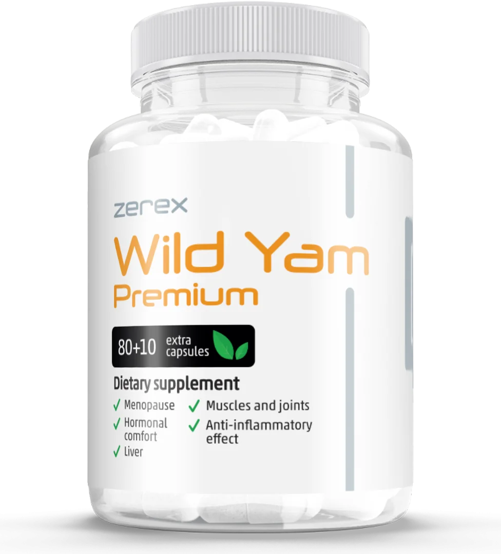 ZEREX Wild YAM 1×90 cps, výživový doplnok