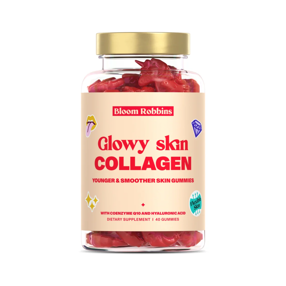 GLOWY SKIN COLLAGEN - Younger & smoother skin gummies