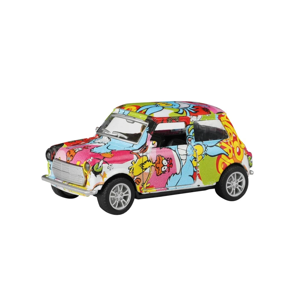 Auto  METAL Car -Graffiti 500- pull back-MOVEO 