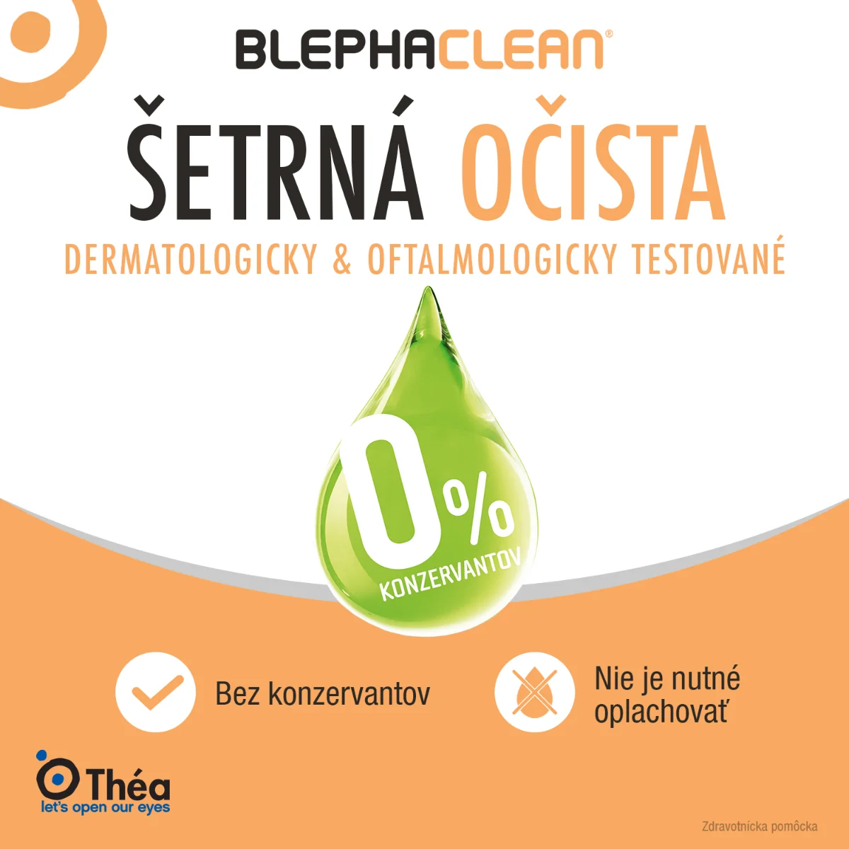 Blephaclean 1×20 ks, sterilné obrúsky