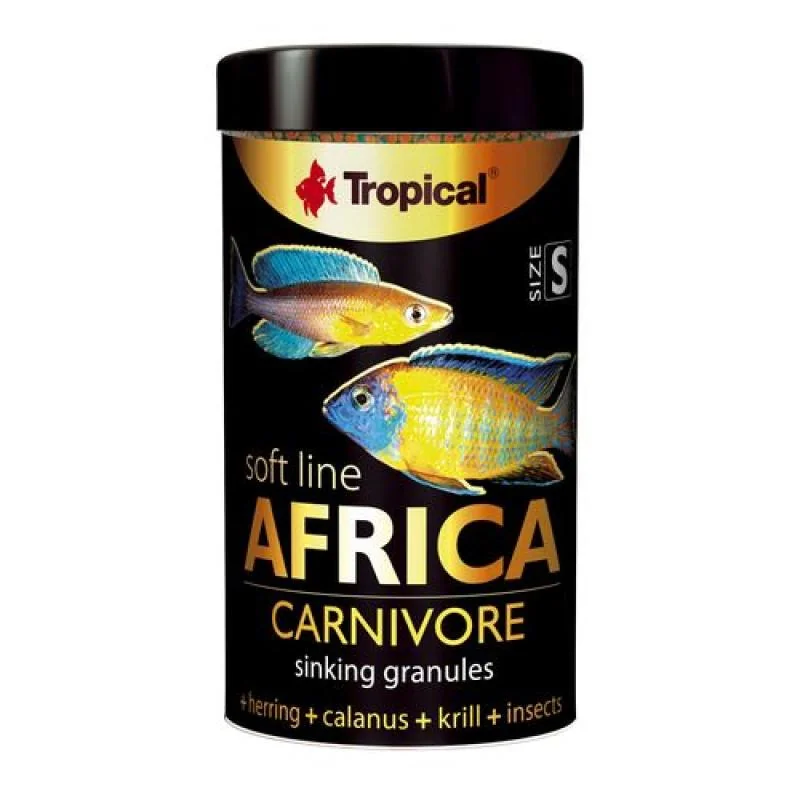 TROPICAL Africa Carnivore S 100ml/60g krmivo pre všežravé africké ryby 