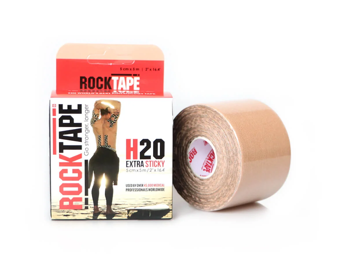 RockTape H2O extra lepivý hnedá