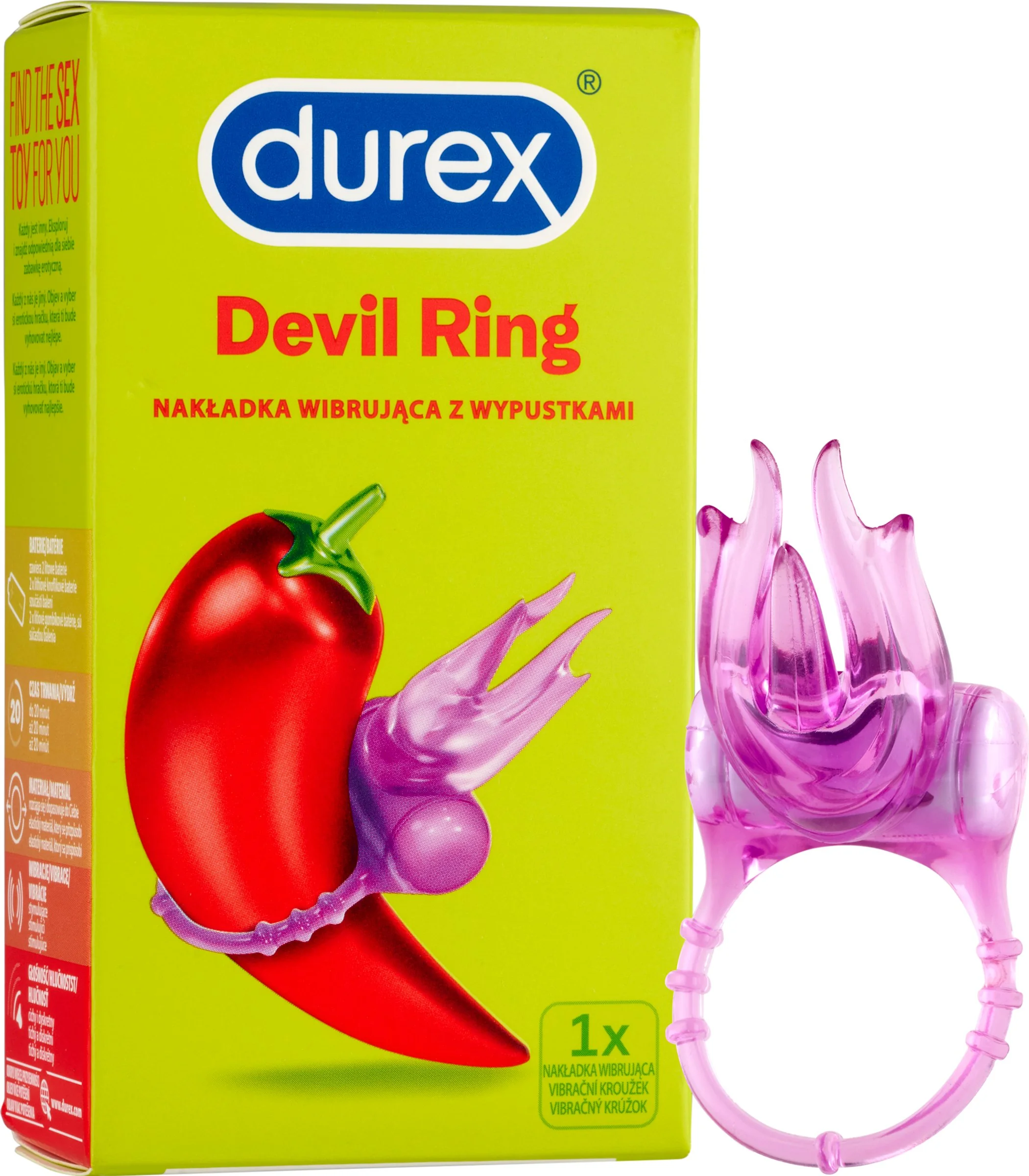 DUREX Intense Little Devil Vibračný krúžok 1× 1 ks, vibračný krúžok