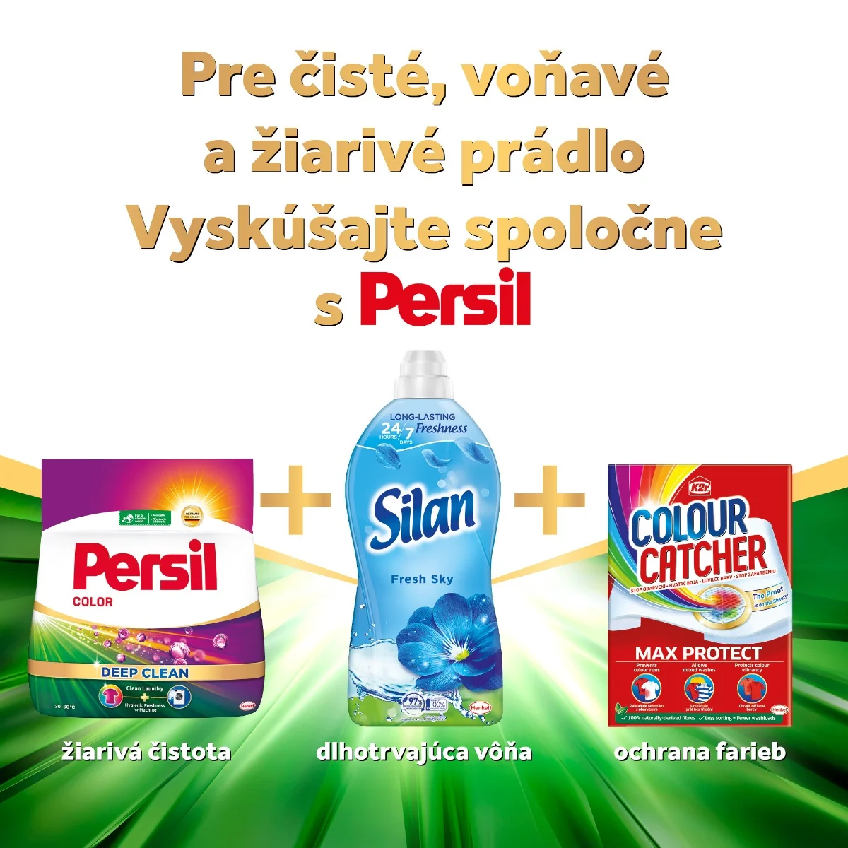 Persil prací prášok Color BOX 90 praní 1×4950 g, prací prášok