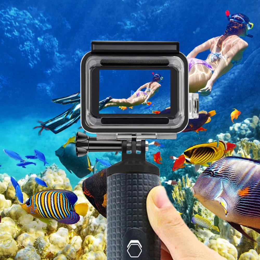 Tech-Protect GA200 vodotesné puzdro na GoPro Hero 5 / 6 / 7, priesvitn é