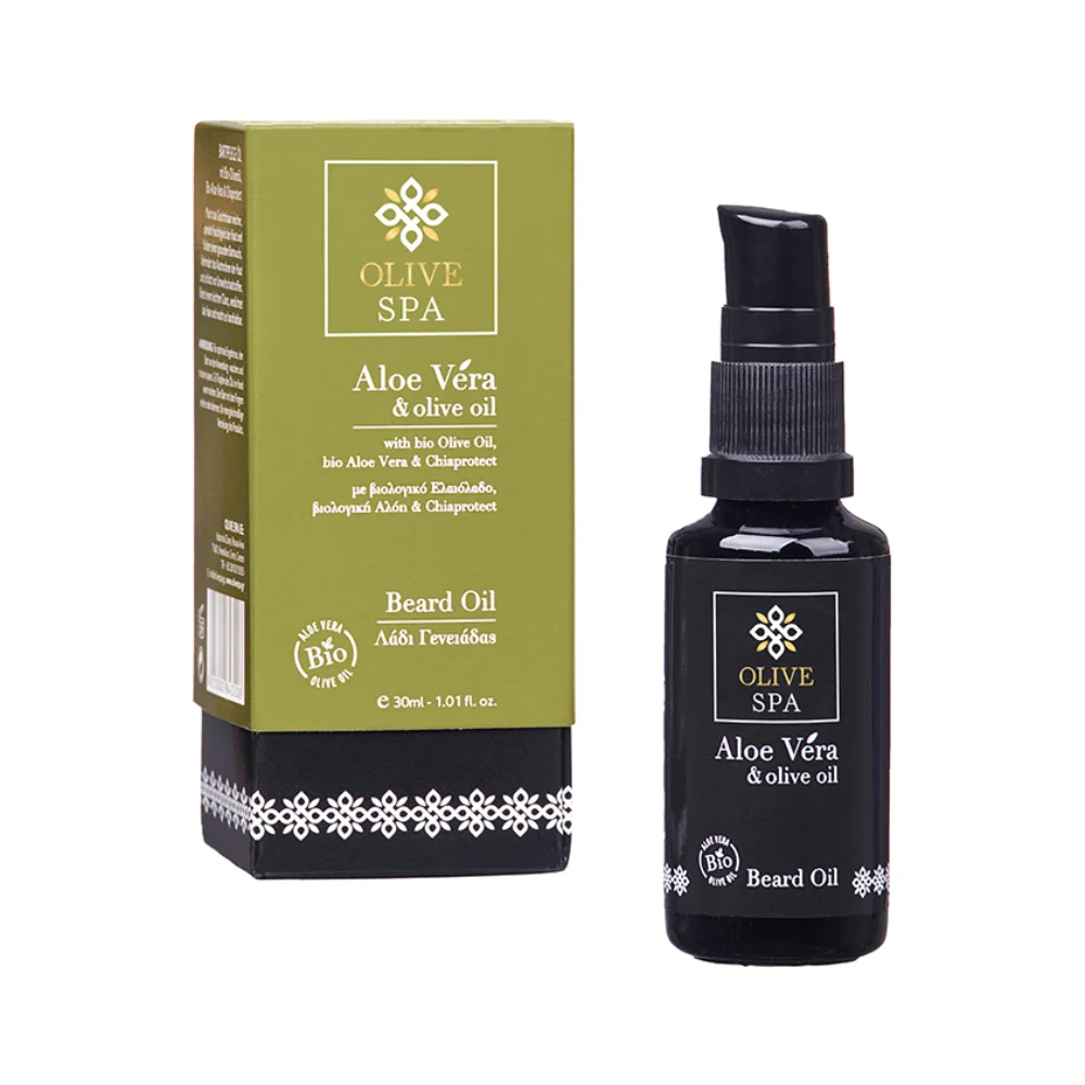 OLIVE SPA Aloe Vera & Olive Oil Olej na fúzy a bradu 30 ml