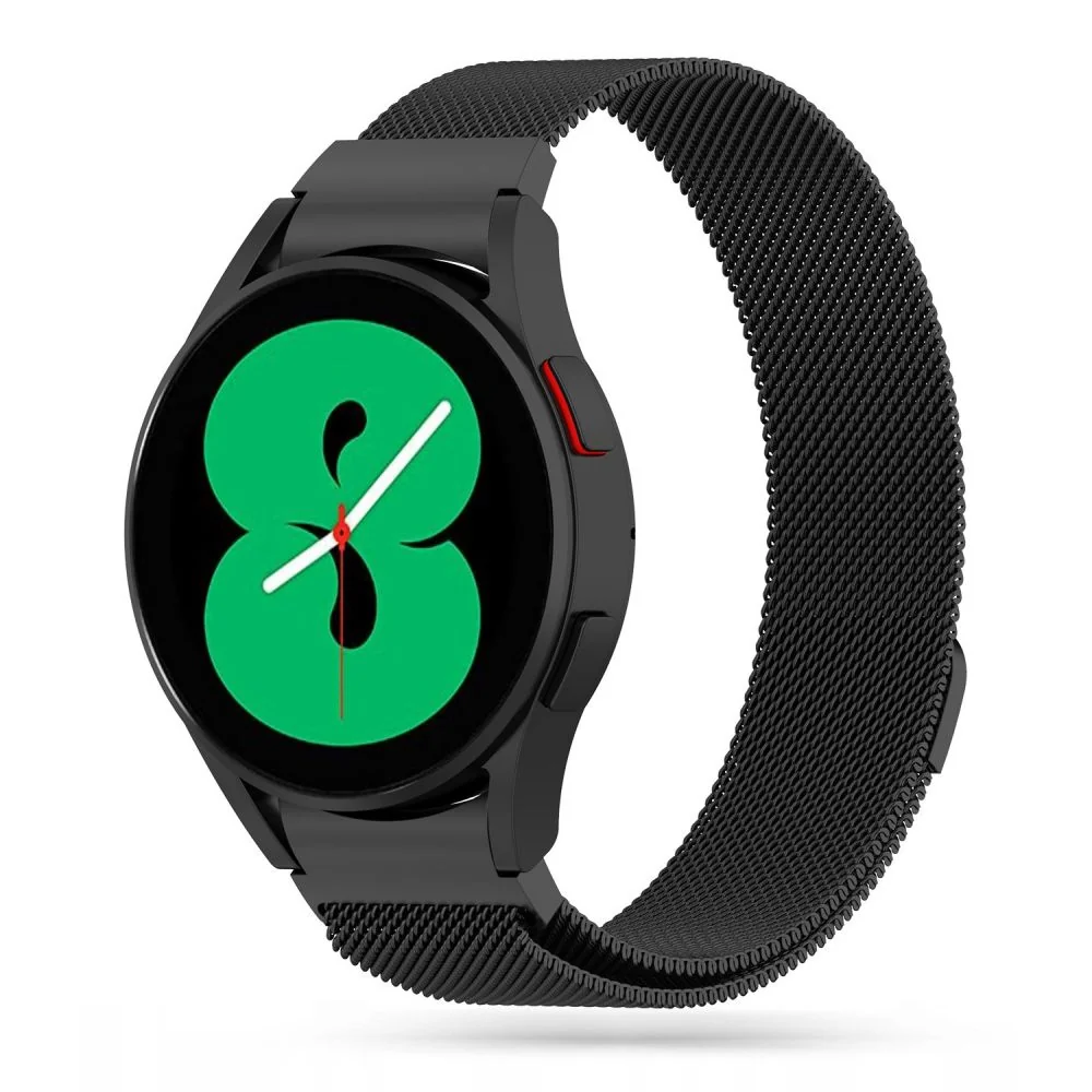 Tech-Protect Milanese remienok na Samsung Galaxy Watch 4 / 5 / 5 Pro / 6, black