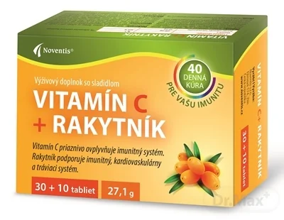 Noventis Vitamín C + Rakytník