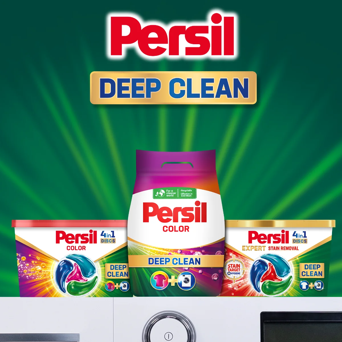 Persil prací prášok Color BOX 90 praní 1×4950 g, prací prášok