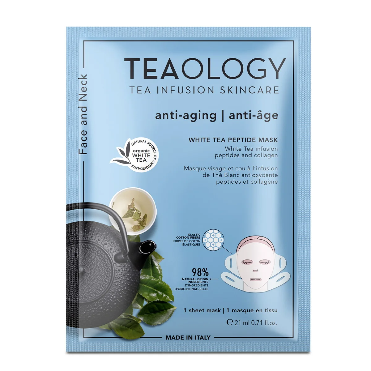 Teaology White Tea Peptide Mask 21ml