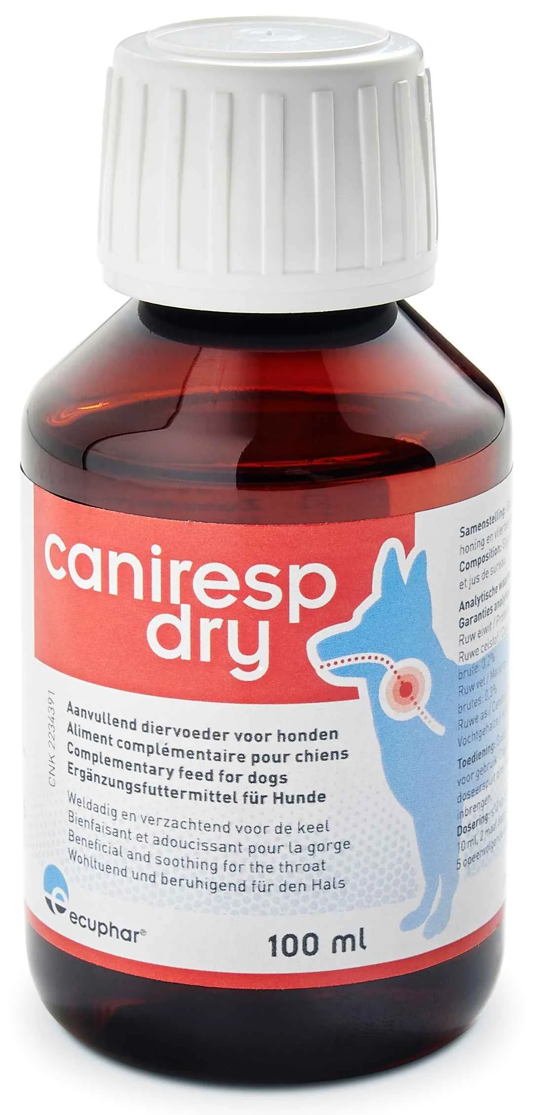 VETWELL CANIRESP DRY 100ml