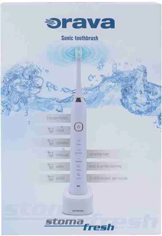 ORAVA Stomafresh Sonická elektrická zubná kefka 1×1kus, sonická kefka