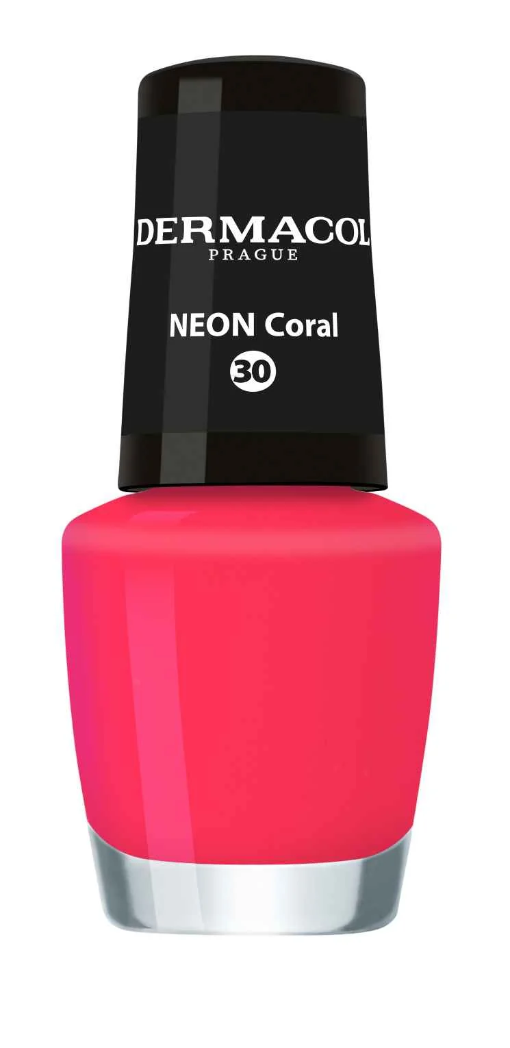 Dermacol Lak na nechty Neon Coral č.30