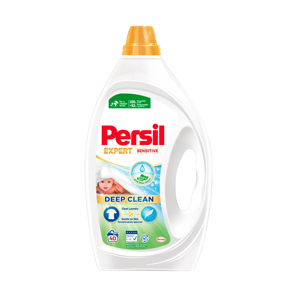 Persil prací gél Expert Sensitive 40 praní, 1,8 l